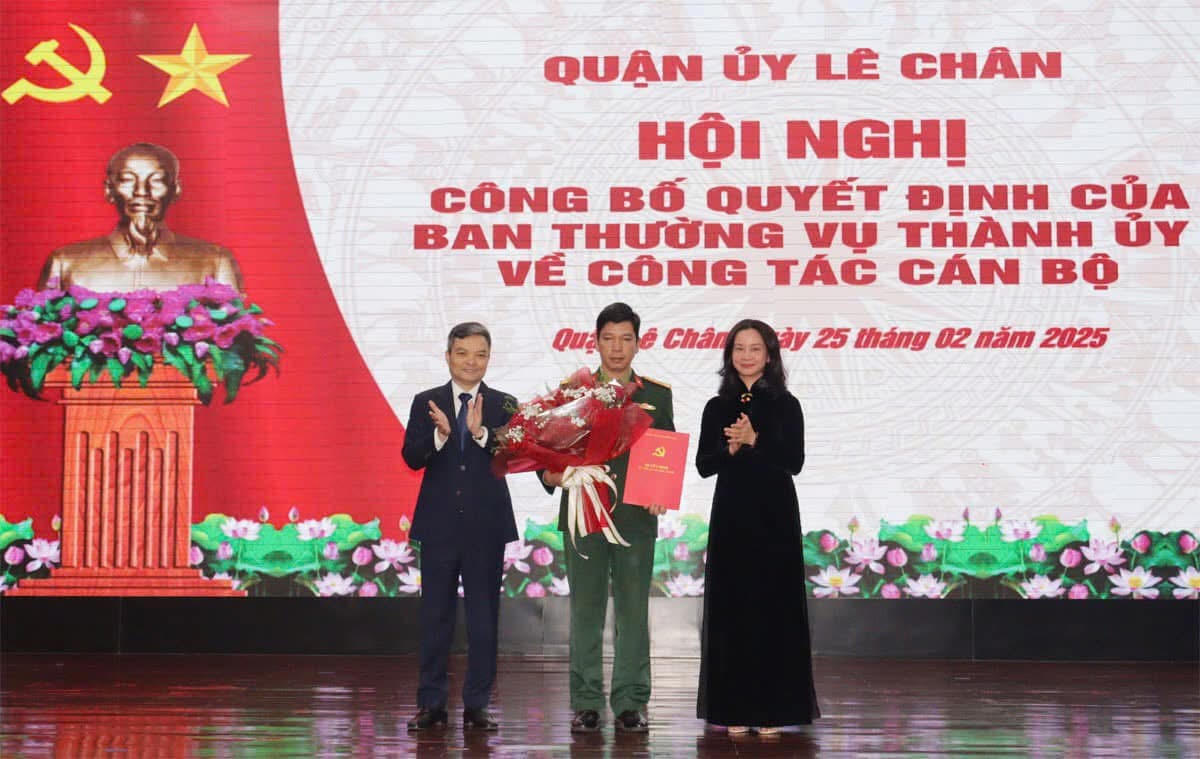 TP Hải Phòng tiếp tục sắp xếp nhân sự bộ máy quận, huyện