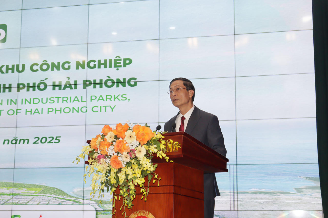 Hội thảo khoa học về chuyển đổi xanh trong khu công nghiệp để Hải Phòng phát triển bền vững