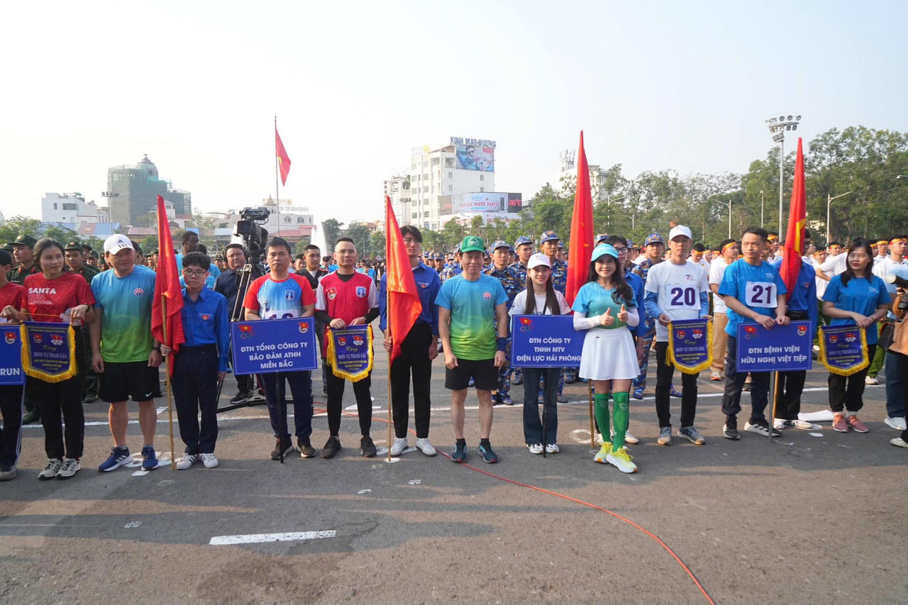 Chạy vì Hải Phòng xanh, văn minh, thân thiện năm 2025