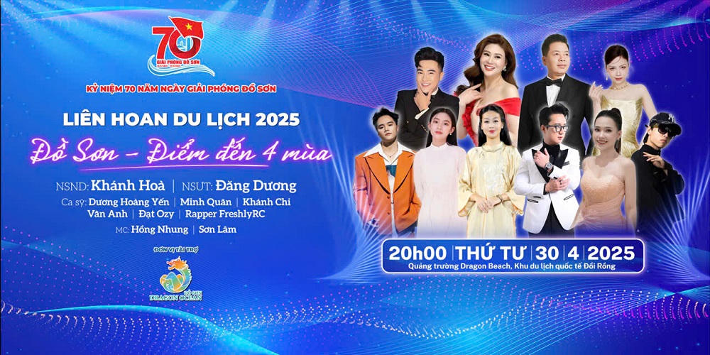 Liên hoan du lịch Đồ Sơn 2025 diễn ra từ ngày 27/4 - 4/5