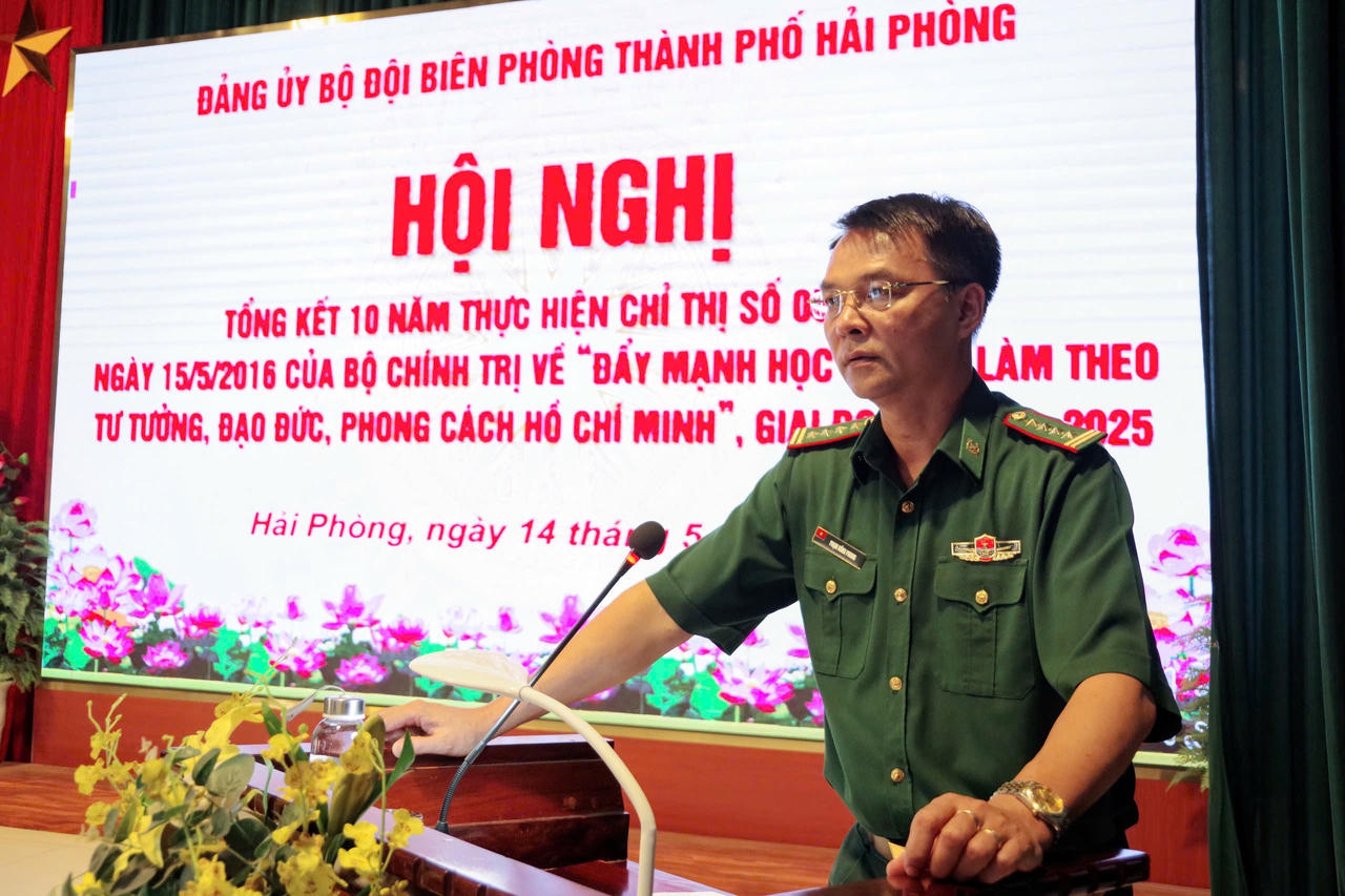 Bộ đội Biên phòng Hải Phòng đẩy mạnh học tập và làm theo tư tưởng, đạo đức, phong cách Hồ Chí Minh 
