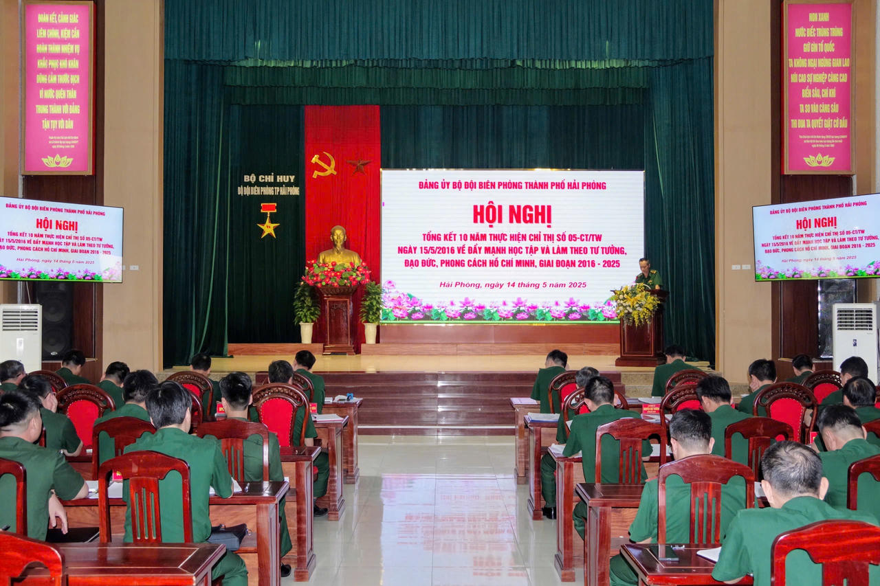 Bộ đội Biên phòng Hải Phòng đẩy mạnh học tập và làm theo tư tưởng, đạo đức, phong cách Hồ Chí Minh 