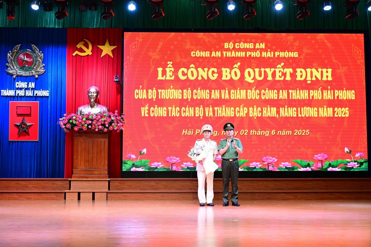 Hai Phó Giám đốc Công an TP Hải Phòng nghỉ hưu