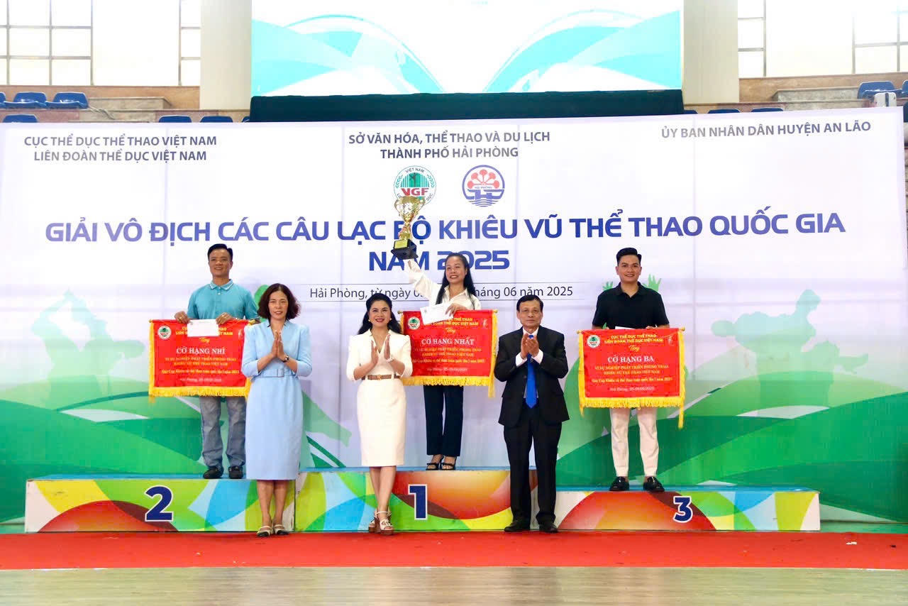 Gần 800 vận động viên tham gia Giải Vô địch các câu lạc bộ Khiêu vũ thể thao quốc gia 