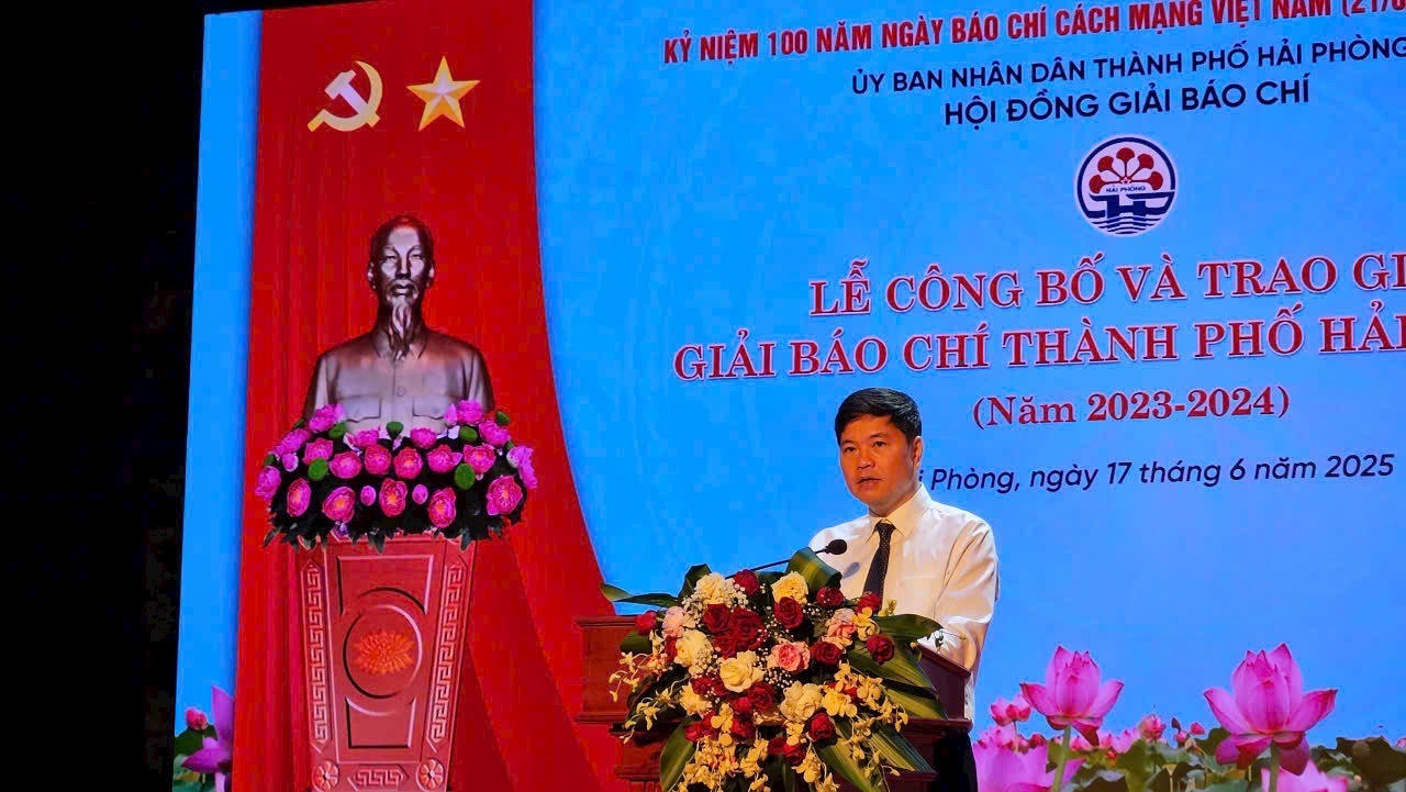 Công bố và trao Giải báo chí thành phố Hải Phòng năm 2023 - 2024