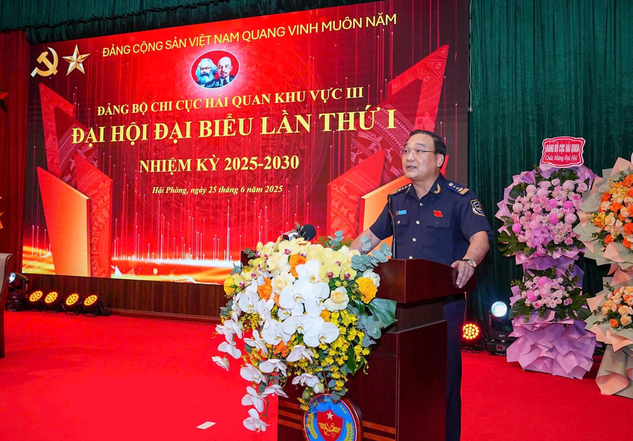 Chi cục Hải quan khu vực III phấn đấu hoàn thành xuất sắc nhiệm vụ được giao nhiệm kỳ mới 