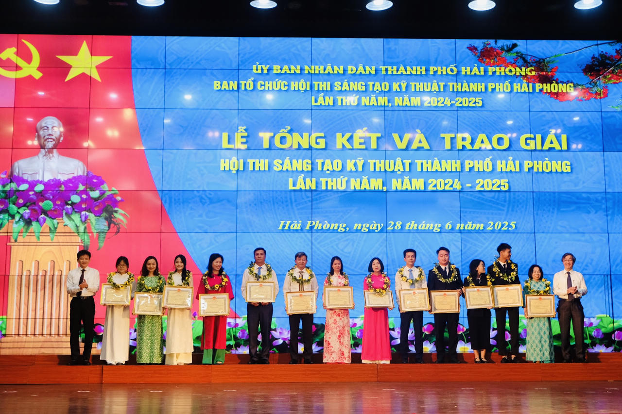 70 giải pháp đạt giải tại Hội thi Sáng tạo kỹ thuật TP Hải Phòng lần thứ 5