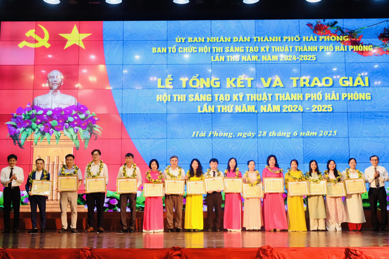 70 giải pháp đạt giải tại Hội thi Sáng tạo kỹ thuật TP Hải Phòng lần thứ 5