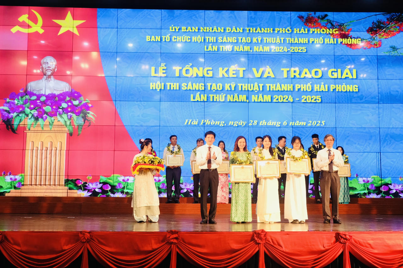 70 giải pháp đạt giải tại Hội thi Sáng tạo kỹ thuật TP Hải Phòng lần thứ 5