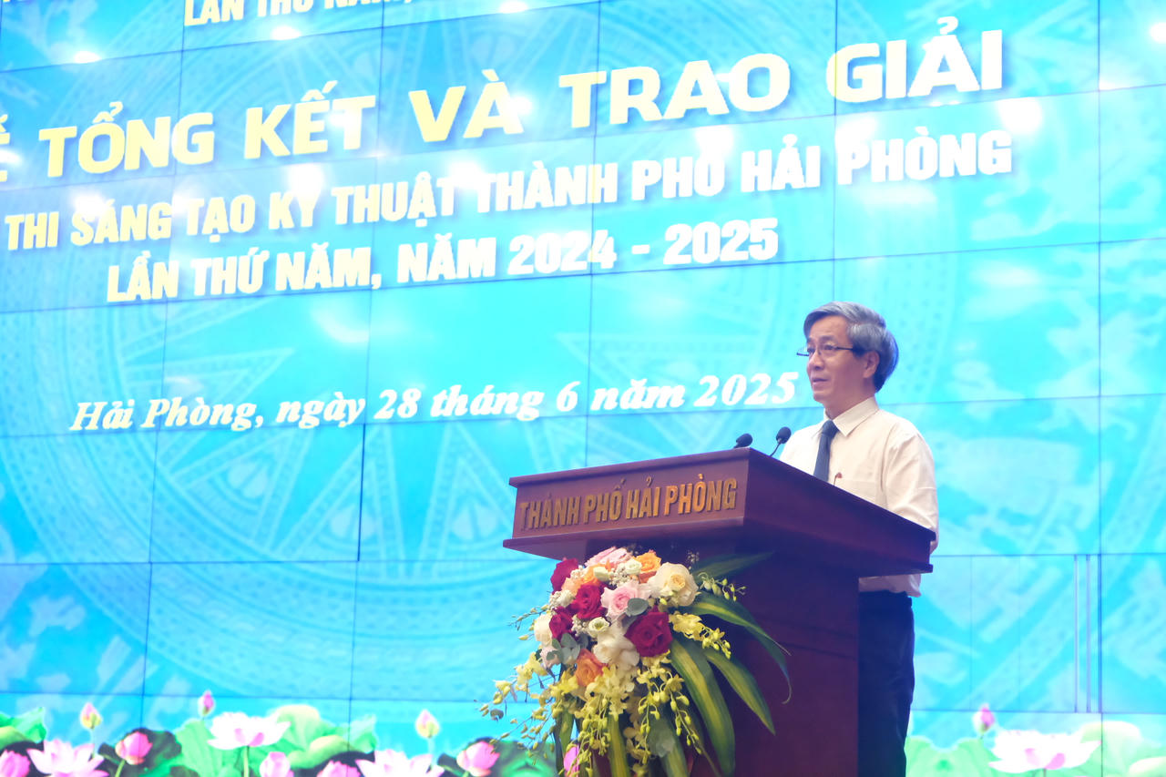 70 giải pháp đạt giải tại Hội thi Sáng tạo kỹ thuật TP Hải Phòng lần thứ 5