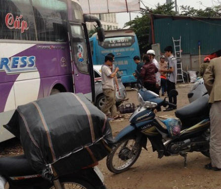 Bến xe ngầm trên “đất vàng” dự án tại Hà Nội