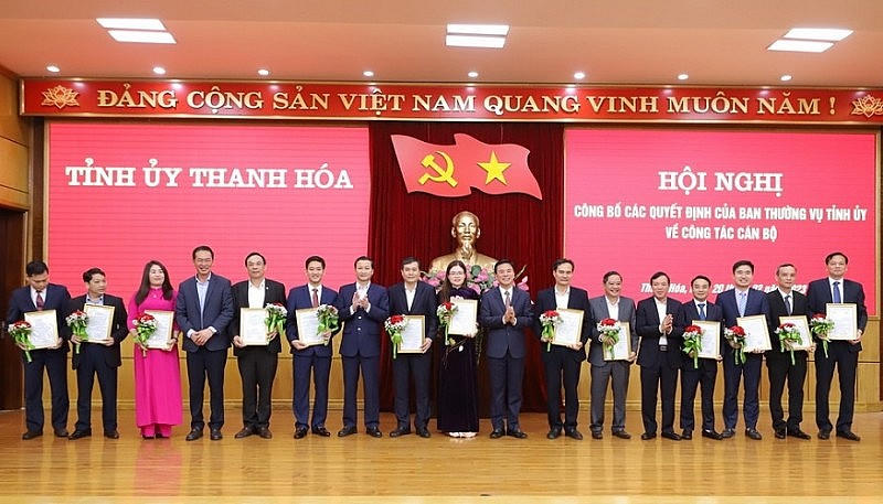 Thanh Hóa điều động, bổ nhiệm nhiều cán bộ chủ chốt