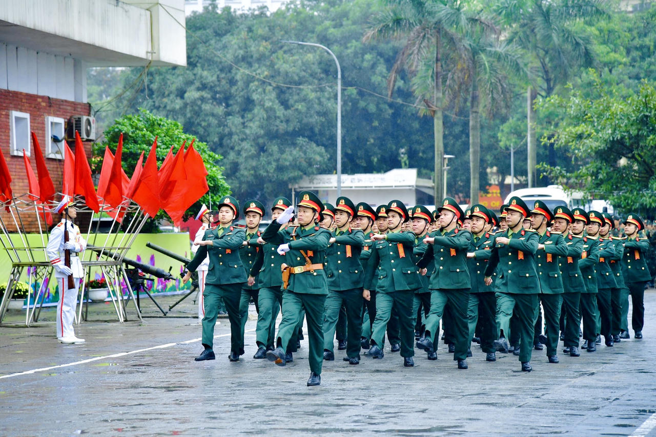 Những hình ảnh đẹp của lực lượng vũ trang Nghệ An tại lễ ra quân huấn luyện 