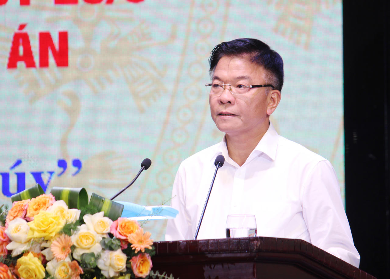 Phó Thủ tướng Chính phủ Lê Thành Long tới dự buổi lễ hưởng ứng ngày toàn dân phòng, chống ma túy năm 2024