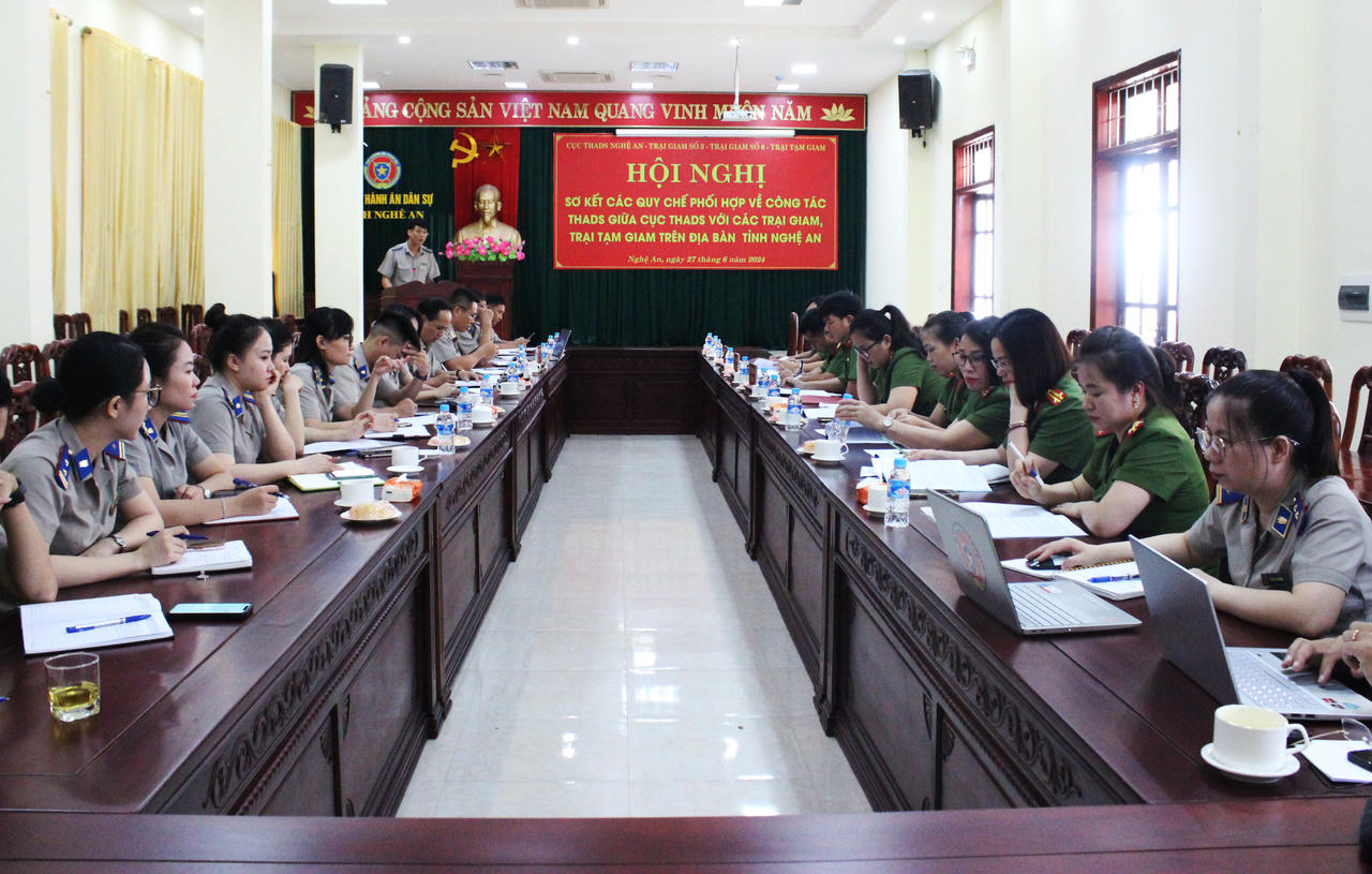 Nhiều kết quả tích cực trong công tác phối hợp liên ngành giữa Cục THADS tỉnh Nghệ An và các Trại giam