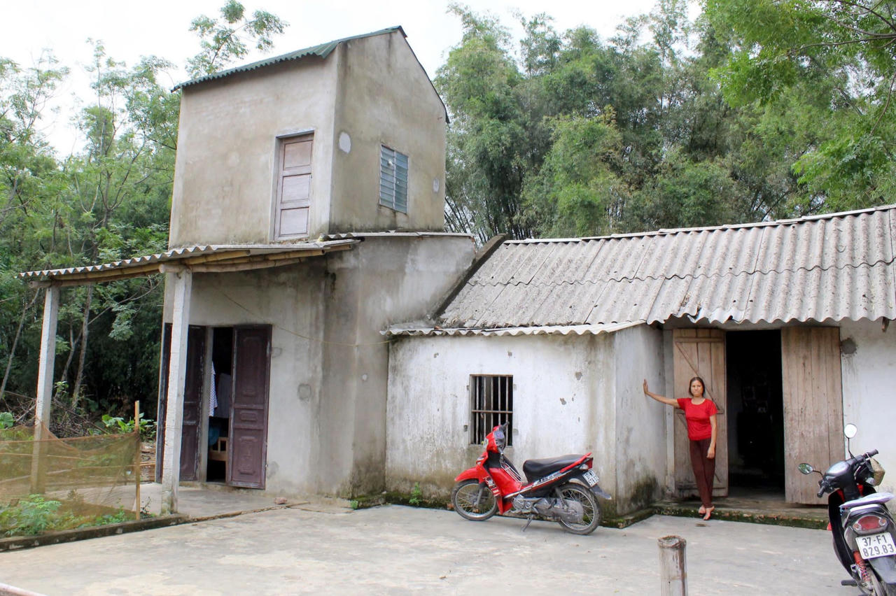 Hiệu quả từ những nhà chòi chống lũ lụt tại Nghệ An