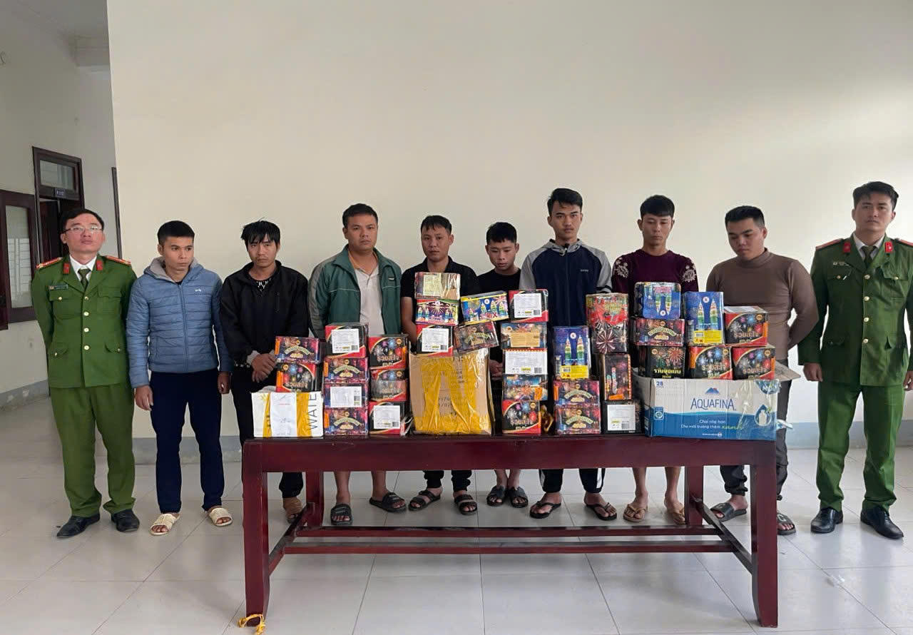 Nghệ An: Bắt giữ nhiều đối tượng liên quan đến pháo nổ 