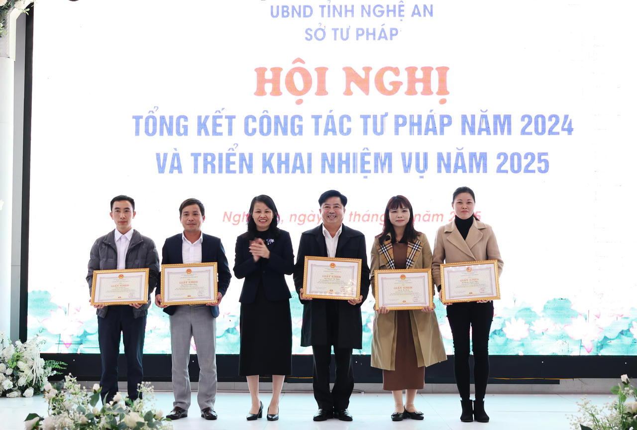 Điểm sáng trong công tác tư pháp tỉnh Nghệ An 