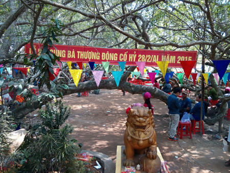 Hàng nghìn lượt du khách viếng lễ hội Cúng bà Thượng Động Cố Hỷ