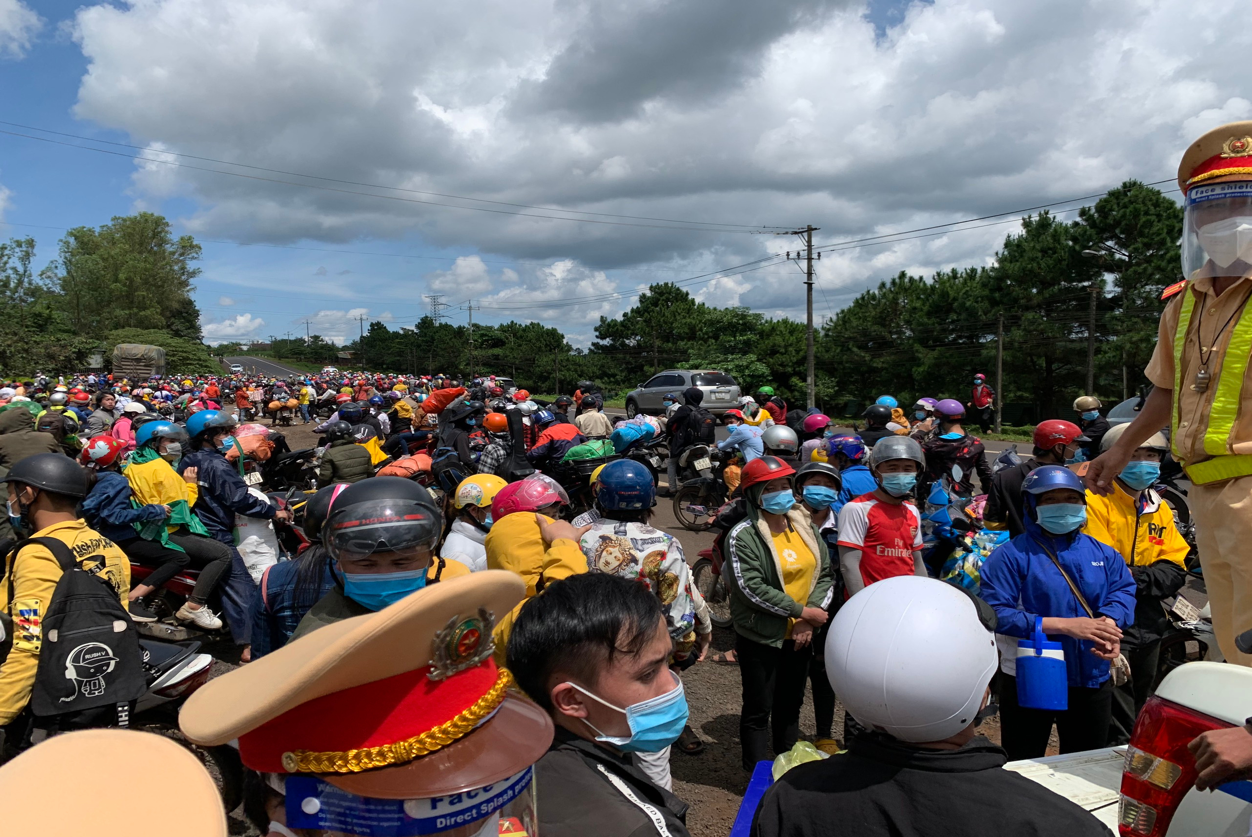 Gia Lai lo nguy cơ bùng dịch khi sẽ có khoảng 5.000 - 7.000 người về địa phương