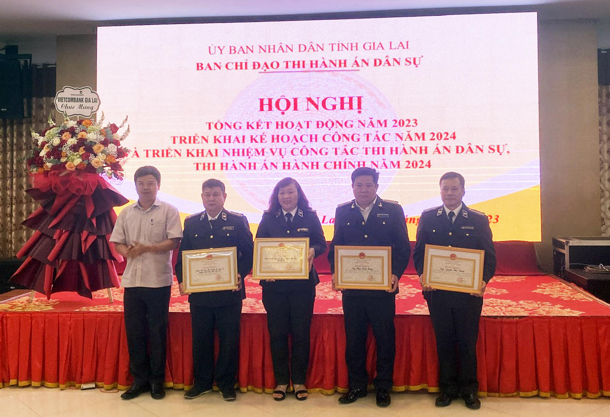 Gia Lai: Hội nghị tổng kết Ban chỉ đạo thi hành án dân sự 2023