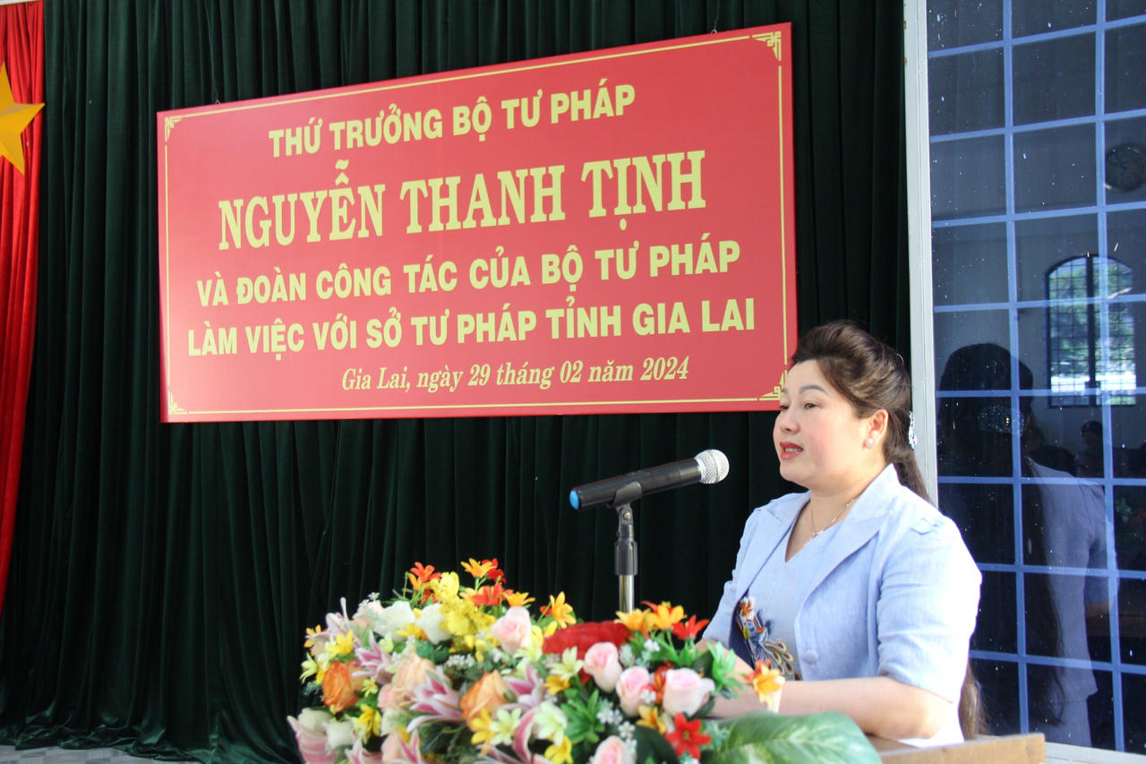 Thứ trưởng Nguyễn Thanh Tịnh làm việc tại Gia Lai