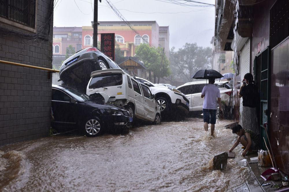 Chùm ảnh lũ lụt ở Trung Quốc