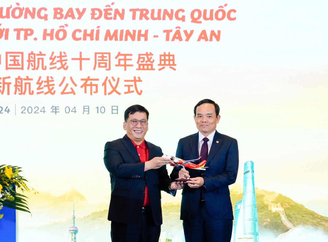 Vietjet công bố đường bay mới TP. Hồ Chí Minh – Tây An (Trung Quốc)