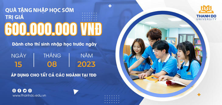 Trường Đại học Thành Đô tuyển sinh năm 2023