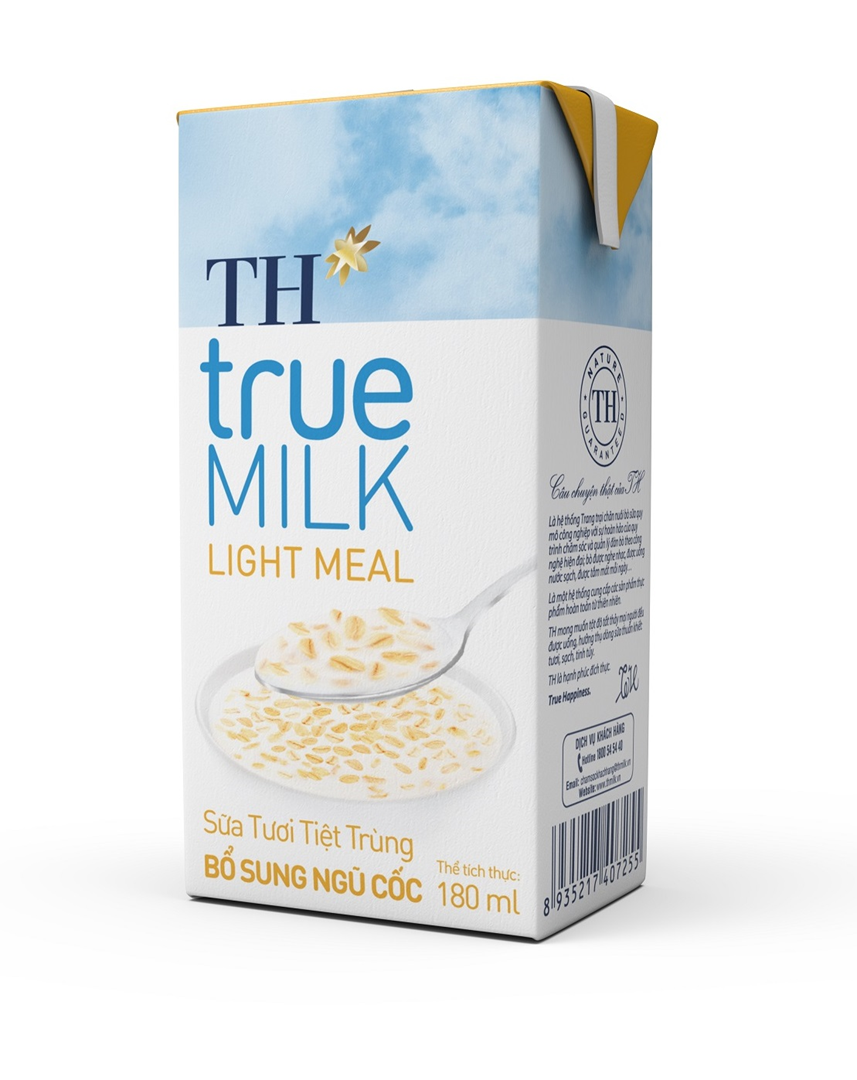 Sữa tươi bổ sung ngũ cốc TH true MILK LIGHT MEAL - bữa ăn nhẹ lý tưởng cho các ‘tín đồ’ healthy