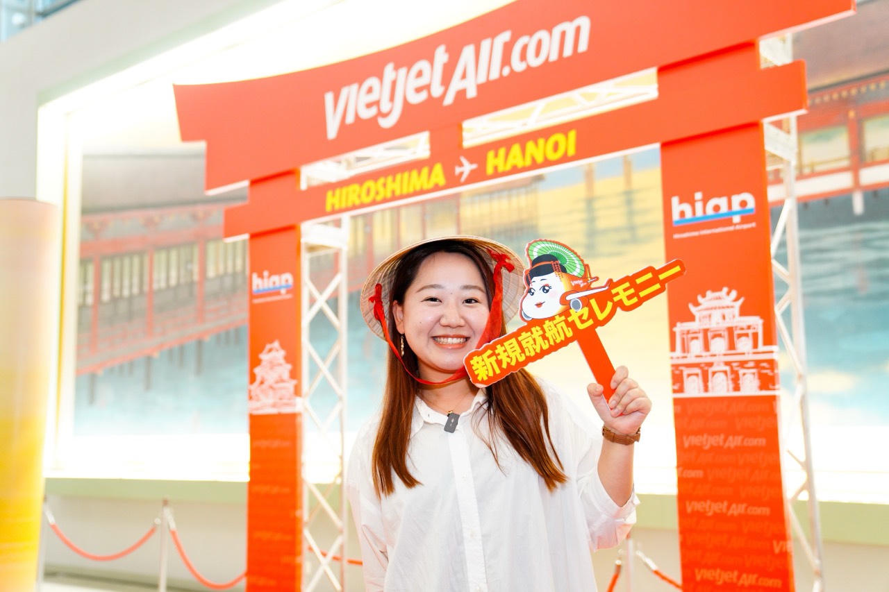 Tin vui: Vietjet vừa khai trương đường bay giữa Hà Nội và Hiroshima