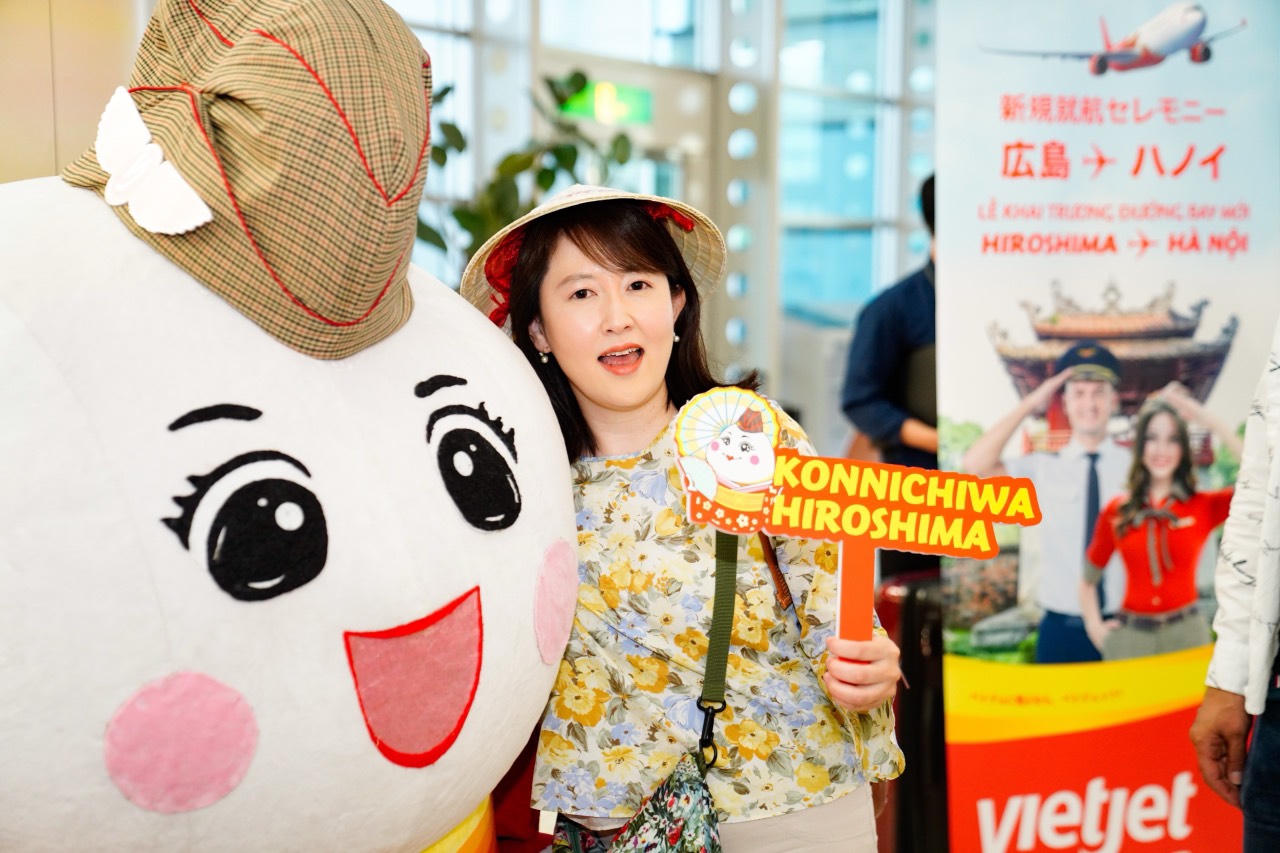 Tin vui: Vietjet vừa khai trương đường bay giữa Hà Nội và Hiroshima