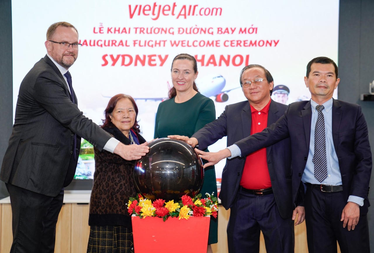 Vietjet khai trương đường bay Hà Nội - Sydney