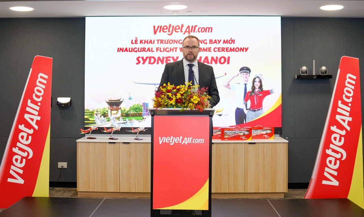 Vietjet khai trương đường bay Hà Nội - Sydney