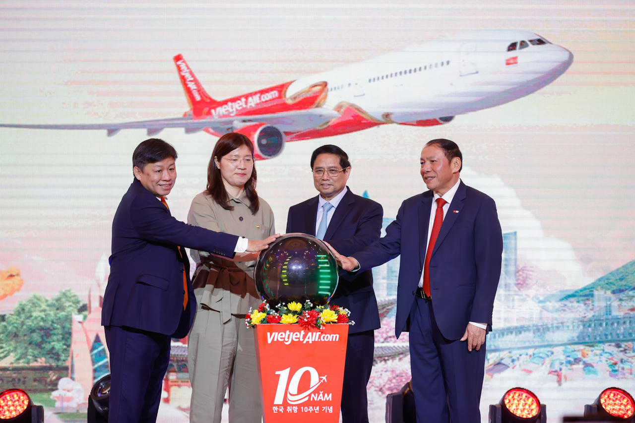 10 năm kết nối Việt Nam - Hàn Quốc của Vietjet, công bố đường bay mới Daegu - Nha Trang