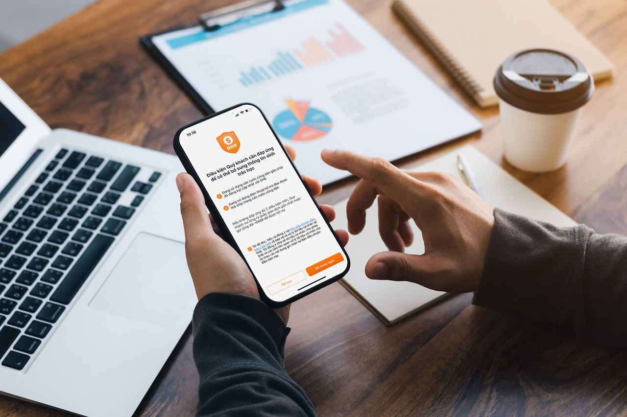 SHB cảnh báo thủ đoạn lừa đảo mới: 'Giả mạo hỗ trợ' đăng ký xác thực sinh trắc học 