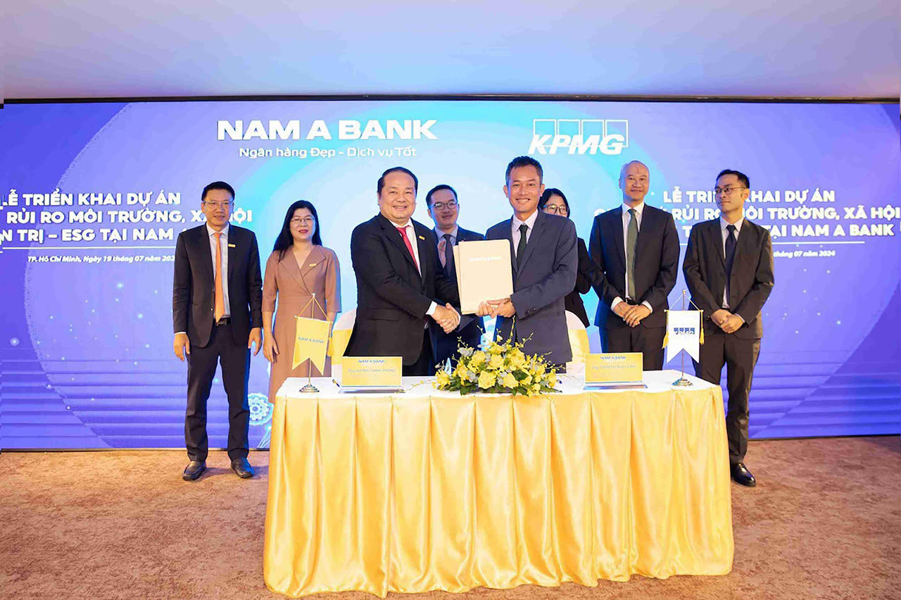 Nam A Bank triển khai dự án quản lý rủi ro môi trường, xã hội và quản trị ESG