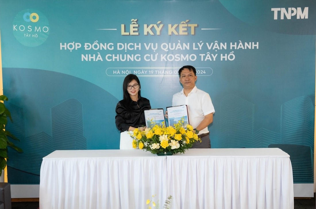 TNPM trở thành đơn vị quản lý vận hành chung cư Kosmo Tây Hồ 