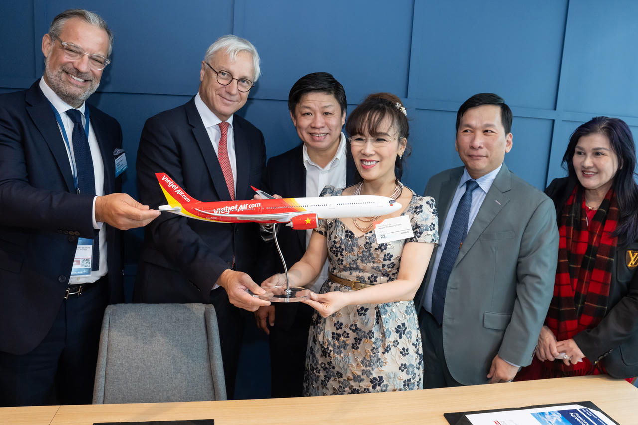 Vietjet và Airbus ký kết hợp đồng 20 tàu A330neo trị giá 7,4 tỷ Đô la Mỹ tại Farnborough Airshow