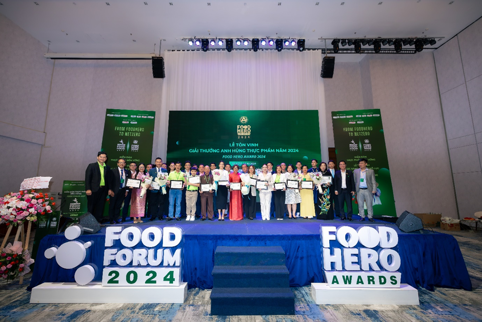 Herbalife Việt Nam nhận Giải thưởng 'Tạo tác động xã hội' tại Lễ Tôn vinh anh hùng thực phẩm - Food Hero 2024 