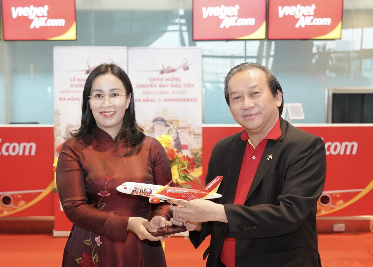 Vietjet khai trương đường bay thẳng giữa Ahmedabad (Ấn Độ) và Đà Nẵng
