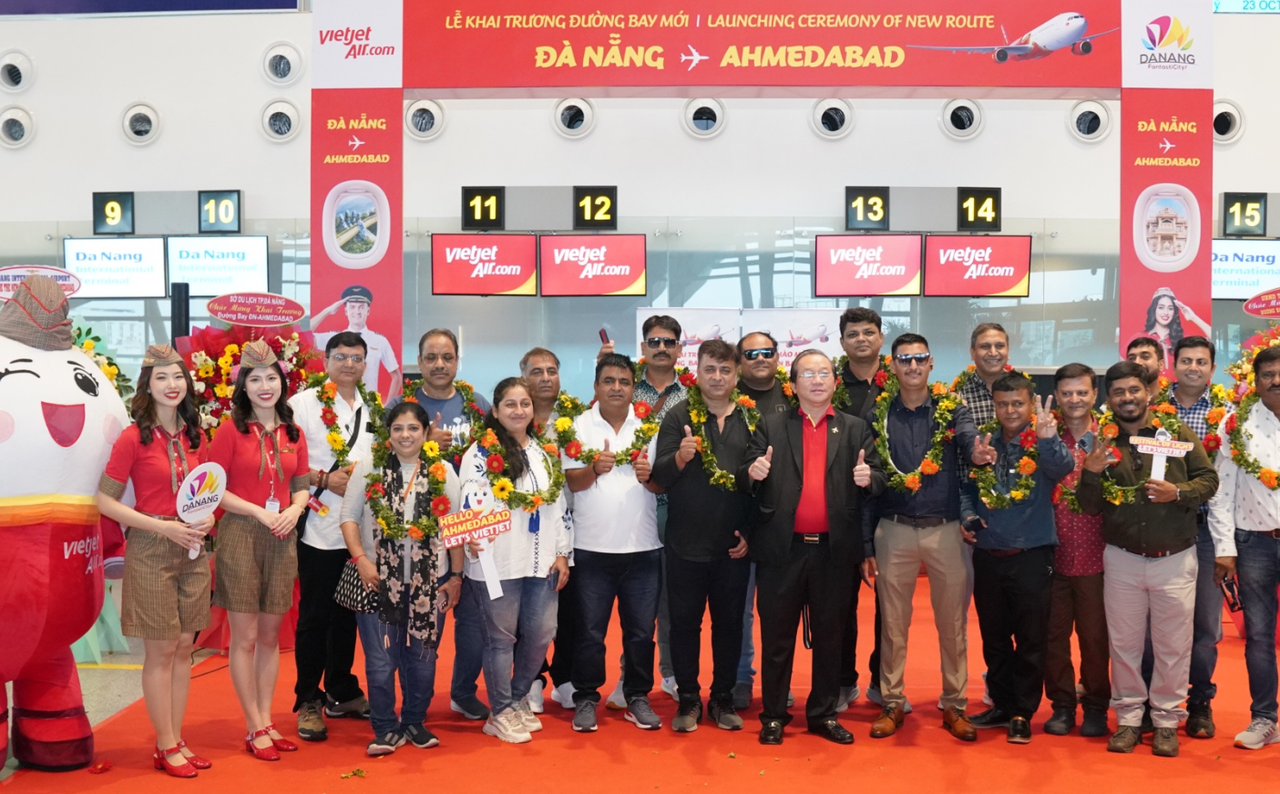 Vietjet khai trương đường bay thẳng giữa Ahmedabad (Ấn Độ) và Đà Nẵng