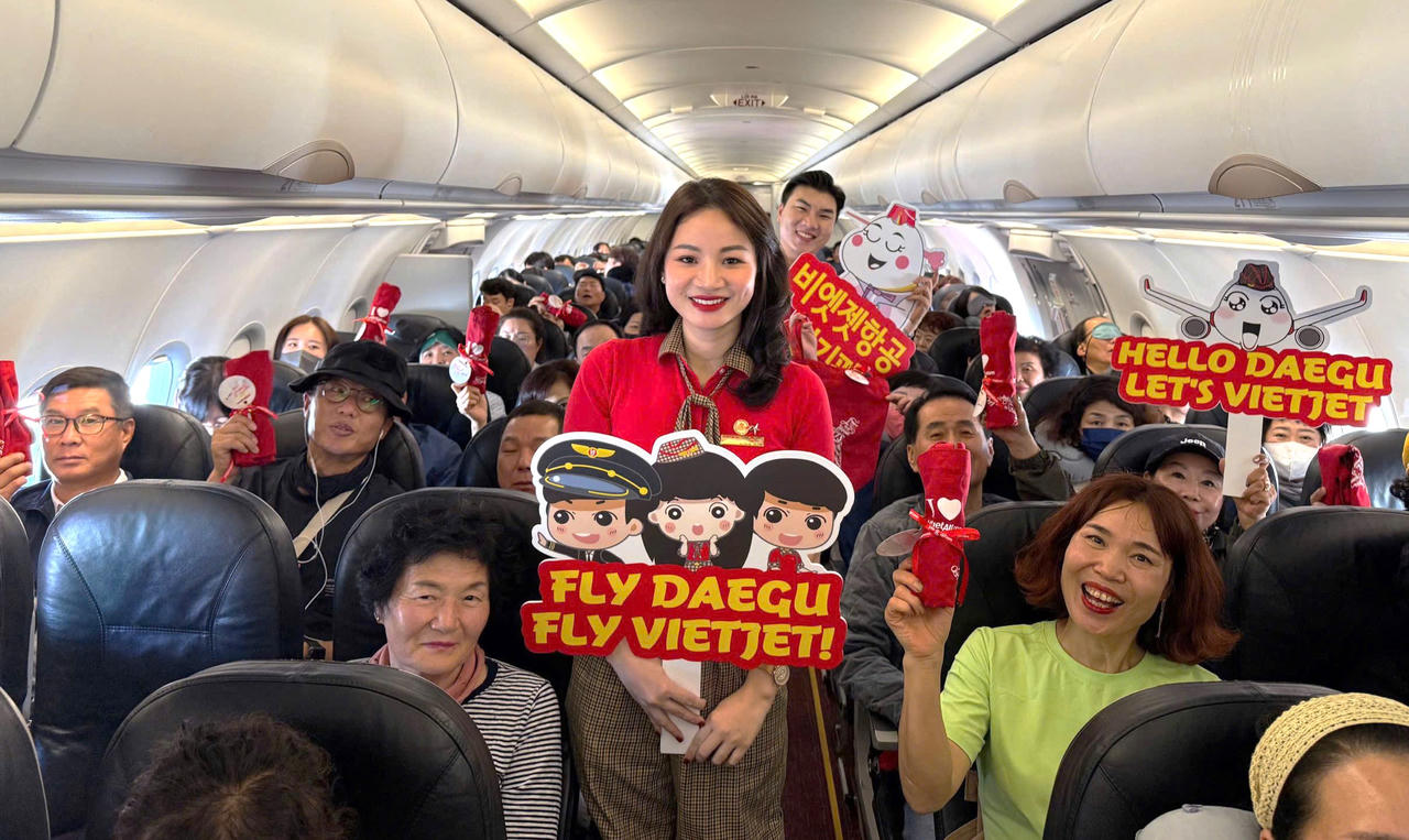 Vietjet khai trương đường bay Daegu – Nha Trang, nối gần hơn hai thiên đường du lịch Việt – Hàn