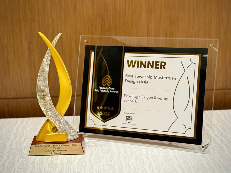 Ecovillage Saigon River giành giải thưởng Thiết kế quy hoạch tổng thể tốt nhất châu Á