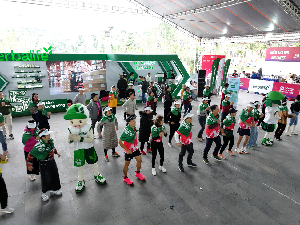 Herbalife Việt Nam tiếp tục là Nhà Tài Trợ Dinh Dưỡng cho giải chạy VnExpress Marathon Hải Phòng 