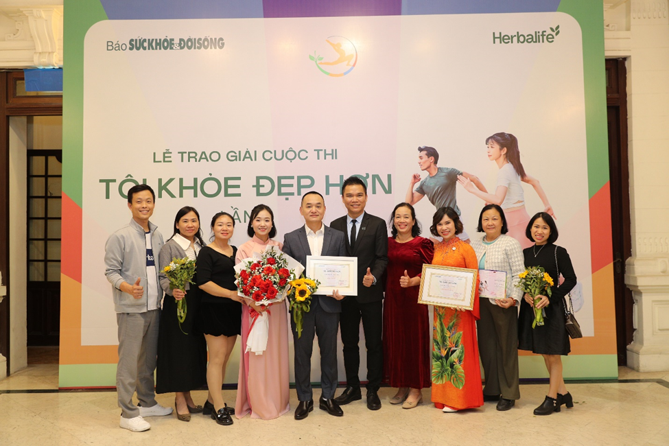Herbalife Việt Nam đồng hành cùng Báo Sức khỏe và Đời sống trao giải Cuộc Thi “Tôi Khỏe Đẹp Hơn 2024” 