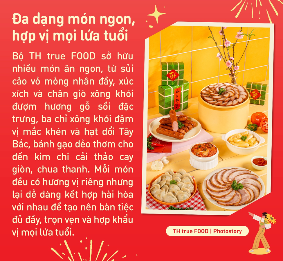Bộ sản phẩm Tết đa-zi-năng: Bổ dưỡng, tươi ngon, tiện lợi cho gia đình trẻ hiện đại
