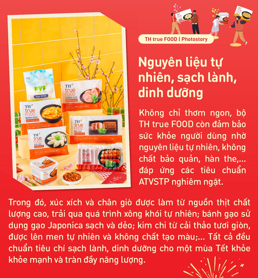 Bộ sản phẩm Tết đa-zi-năng: Bổ dưỡng, tươi ngon, tiện lợi cho gia đình trẻ hiện đại