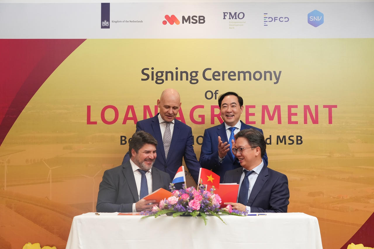 MSB và FMO ký hợp đồng vay 80 triệu USD cho một tương lai xanh