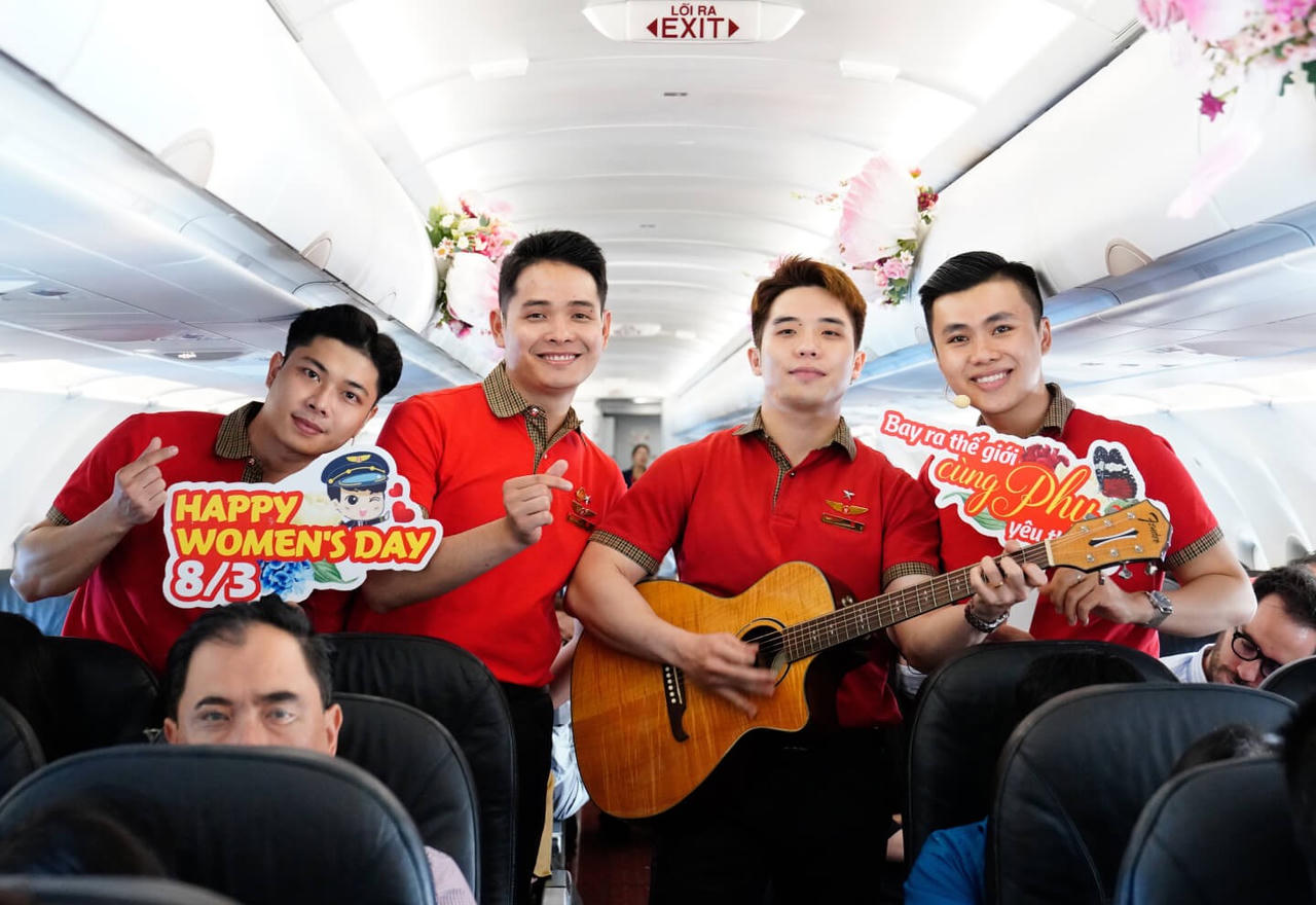Vietjet tung khuyến mãi khủng, giảm 83% giá vé mừng Ngày Quốc tế Phụ nữ 8/3